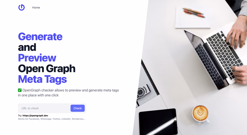 Captura del proyecto opengraph.dev